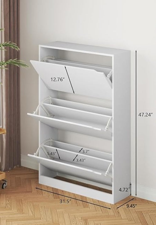 multi-functional, adjustable, folding shoe rack (with anti-tipping design)